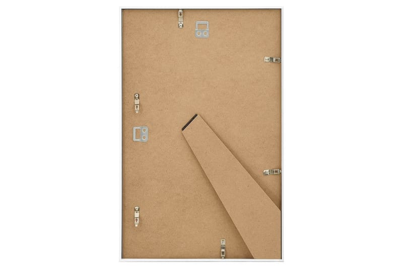 Fotoramar 3 st för vägg eller bord vit 10x15 cm MDF - Vit - Inredning - Väggdekor - Ramar