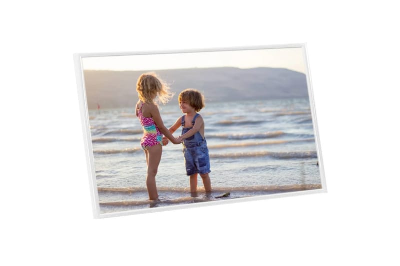 Fotoramar 3 st för vägg eller bord vit 13x18 cm MDF - Vit - Inredning - Väggdekor - Ramar