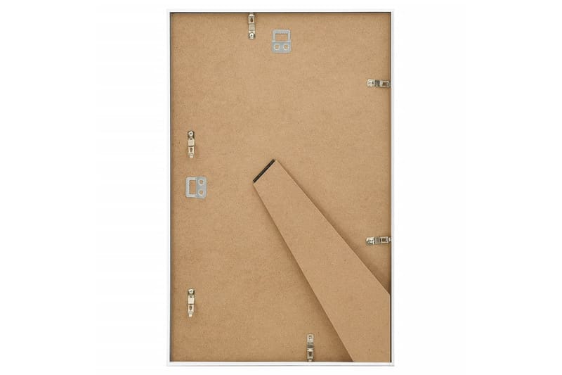 Fotoramar 3 st för vägg eller bord vit 13x18 cm MDF - Vit - Inredning - Väggdekor - Ramar