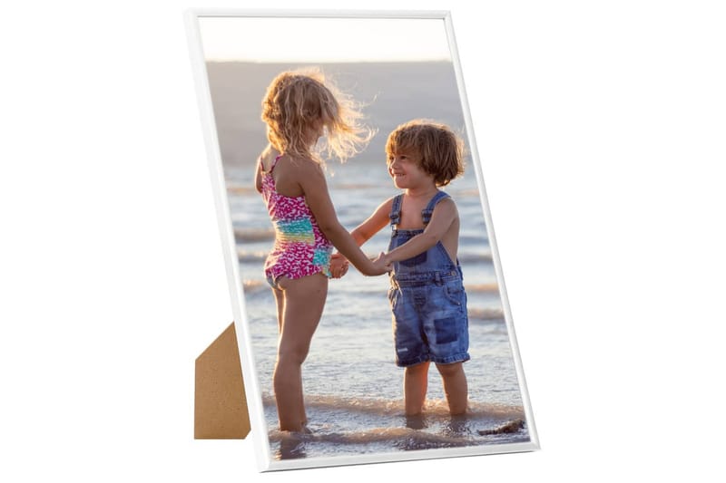 Fotoramar 3 st för vägg eller bord vit 15x21 cm MDF - Vit - Inredning - Väggdekor - Ramar