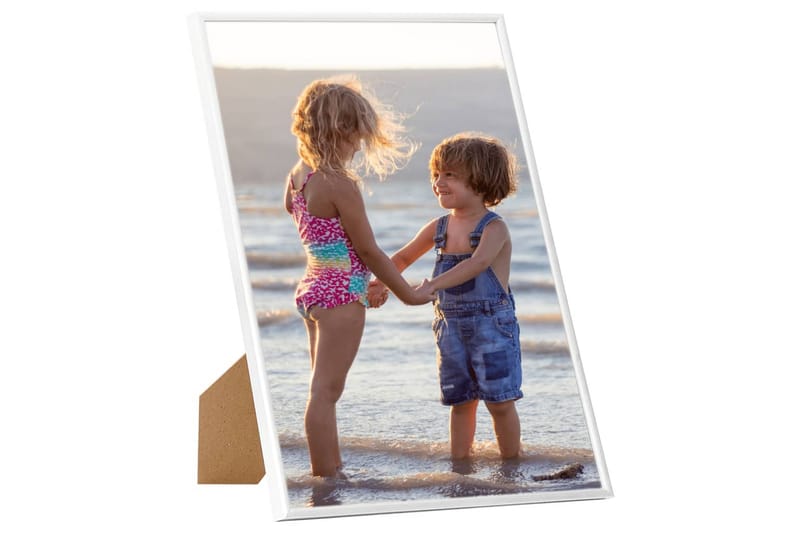 Fotoramar 3 st för vägg eller bord vit 70x90 cm MDF - Vit - Inredning - Väggdekor - Ramar