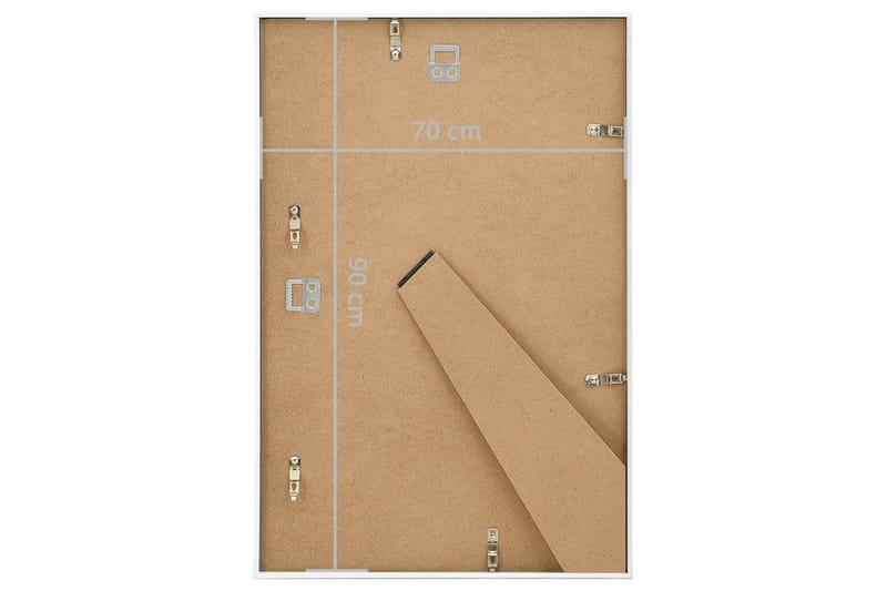 Fotoramar 3 st för vägg eller bord vit 70x90 cm MDF - Vit - Inredning - Väggdekor - Ramar