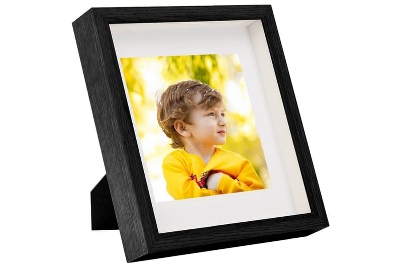 Fotoramar 3D 3 st svart 23x23 cm för 13x13 cm foto - Svart - Inredning - Väggdekor - Ramar