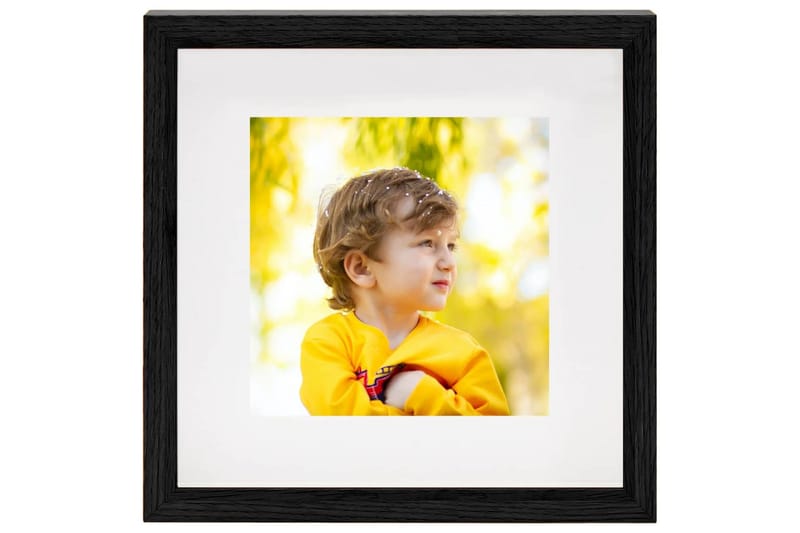 Fotoramar 3D 3 st svart 23x23 cm för 13x13 cm foto - Svart - Inredning - Väggdekor - Ramar