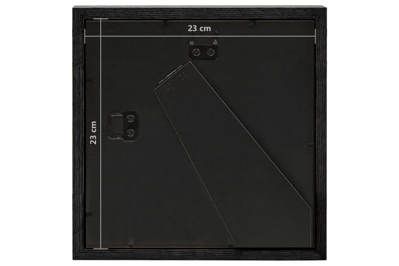 Fotoramar 3D 5 st svart 23x23 cm för 13x13 cm foto - Svart - Fotoram - Poster ram