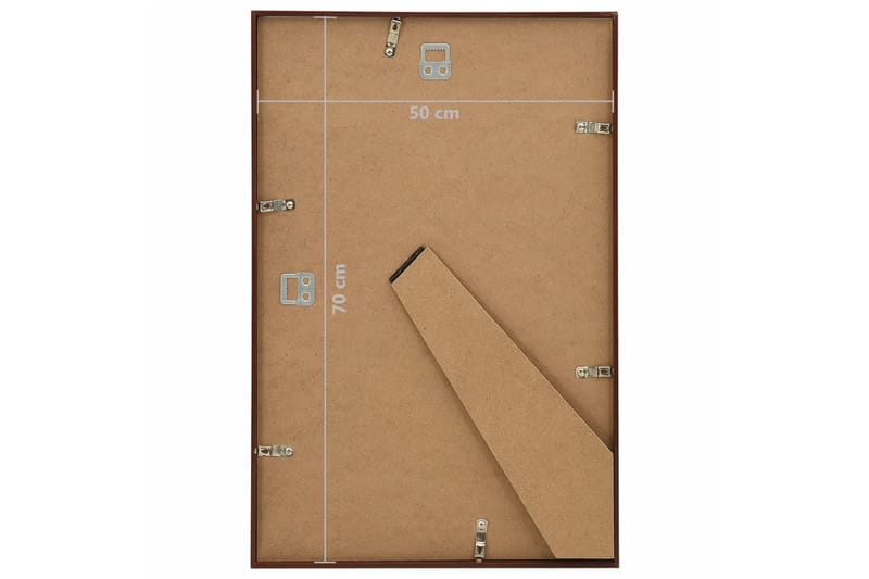 Fotoramar 5 st för vägg eller bord brons 50x70 cm MDF - Brons - Inredning - Väggdekor - Ramar