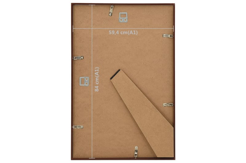 Fotoramar 5 st för vägg eller bord brons 59,4x84 cm MDF - Brons - Inredning - Väggdekor - Ramar