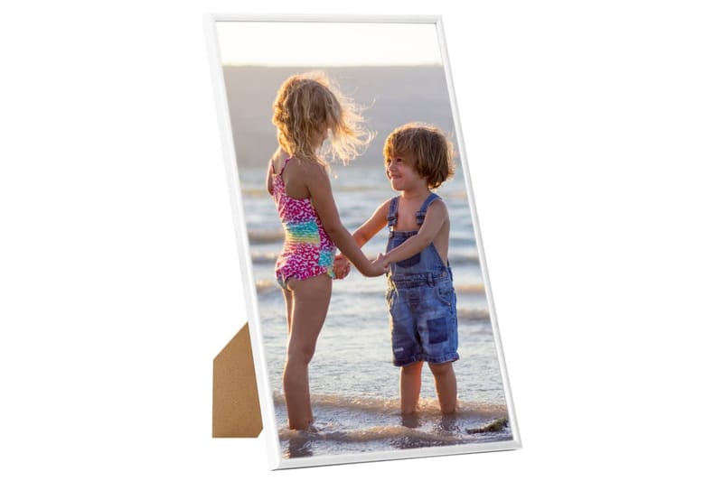 Fotoramar 5 st för vägg eller bord vit 13x18 cm MDF - Vit - Inredning - Väggdekor - Ramar