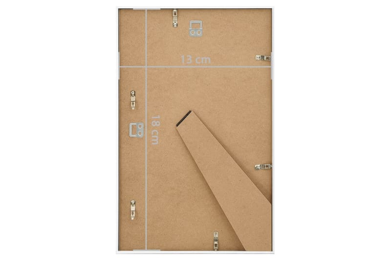 Fotoramar 5 st för vägg eller bord vit 13x18 cm MDF - Vit - Inredning - Väggdekor - Ramar