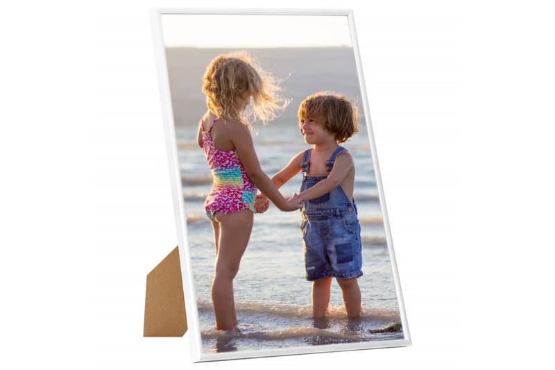 Fotoramar 5 st för vägg eller bord vit 21x29,7 cm MDF - Vit - Inredning - Väggdekor - Ramar