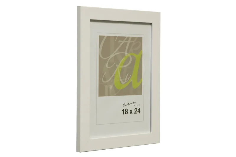 Trendline Tavelram MDF 18x24 cm, Vit