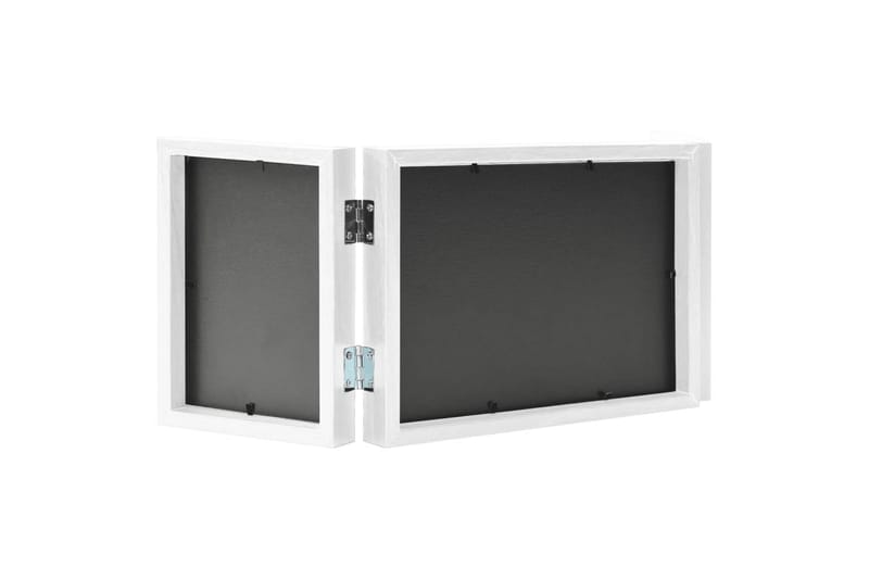 Tredelad fotoram vit 22x15 cm+2x(10x15 cm) - Vit - Inredning - Väggdekor - Ramar