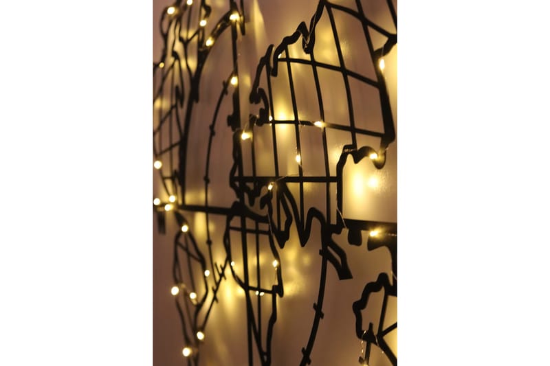 Decorative Metal Wall Accessory 65x95 - Svart 2 - Inredning - Väggdekor - Skylt - Plåtskyltar