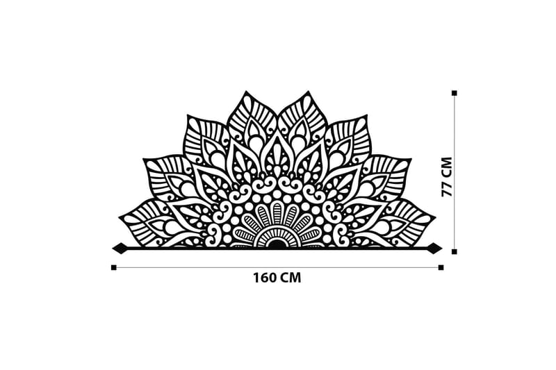 Afra Väggdekor - Svart - Inredning - Väggdekor - Skylt - Plåtskyltar