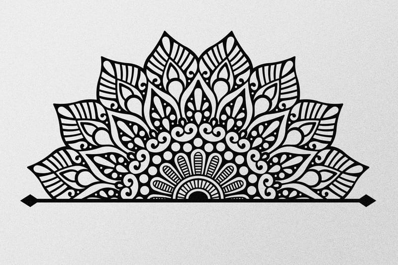 Afra Väggdekor, Svart