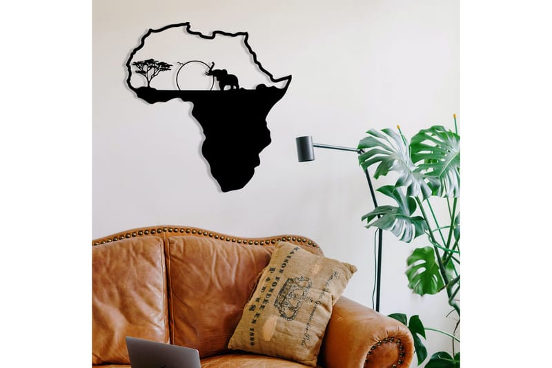 African 1 Väggdekor - Svart - Inredning - Väggdekor - Skylt - Plåtskyltar