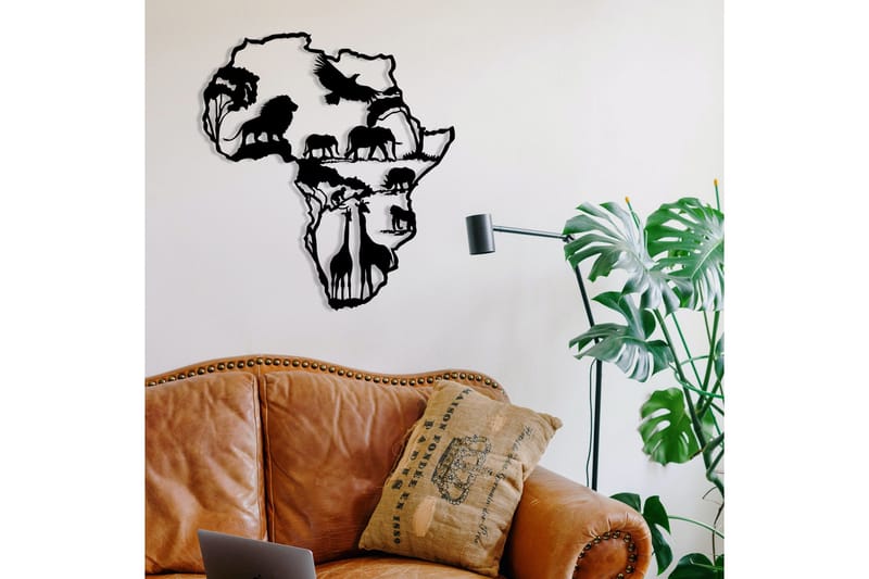 African 2 Väggdekor - Svart - Inredning - Väggdekor - Skylt - Plåtskyltar