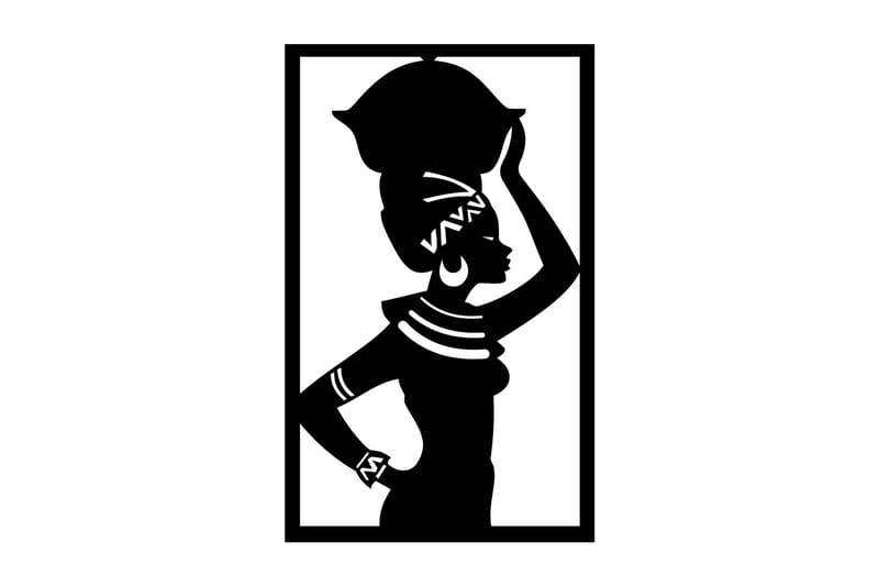 African Väggdekor - Svart - Inredning - Väggdekor - Skylt - Plåtskyltar