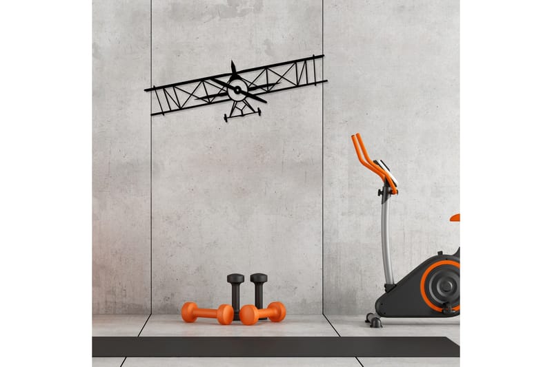 Airplanemetal Decor Väggdekor - Svart - Inredning - Väggdekor - Skylt - Plåtskyltar