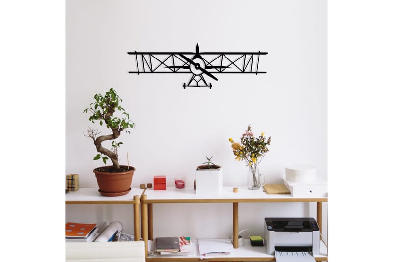 Airplanemetal Decor Väggdekor - Svart - Inredning - Väggdekor - Skylt - Plåtskyltar