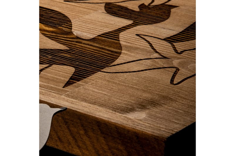 Albatros Väggdekor - Svart/Valnöt - Inredning - Väggdekor - Skylt - Plåtskyltar