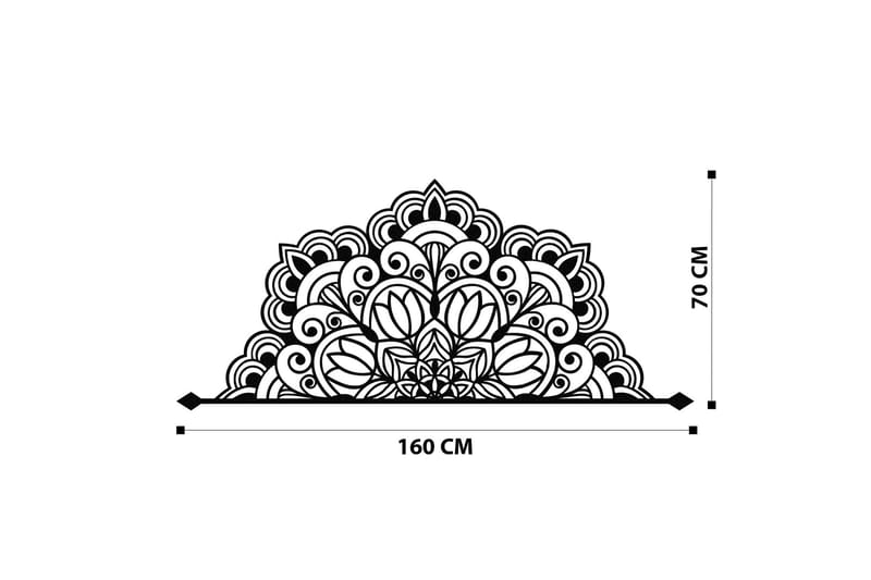 Almero Väggdekor - Svart - Inredning - Väggdekor - Skylt - Plåtskyltar