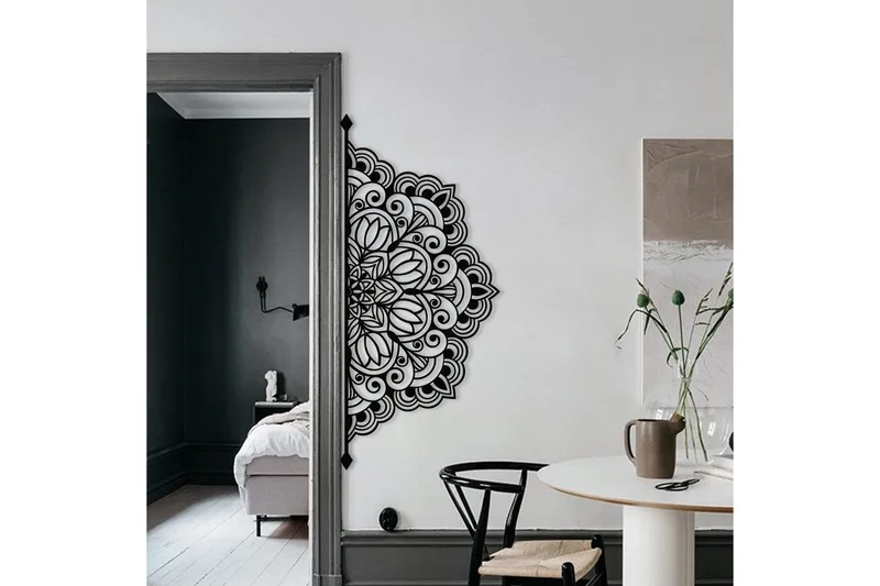 Almero Väggdekor - Svart - Inredning - Väggdekor - Skylt - Plåtskyltar