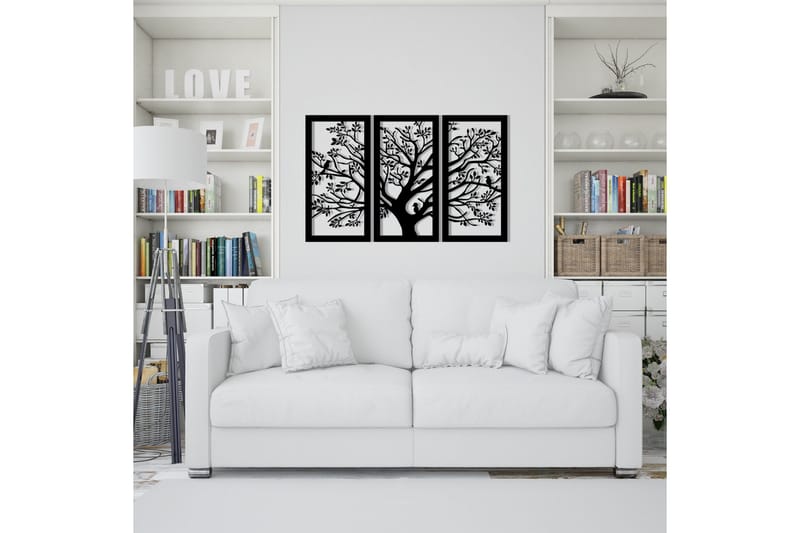 Arbol Väggdekor - Svart - Inredning - Väggdekor - Skylt - Plåtskyltar