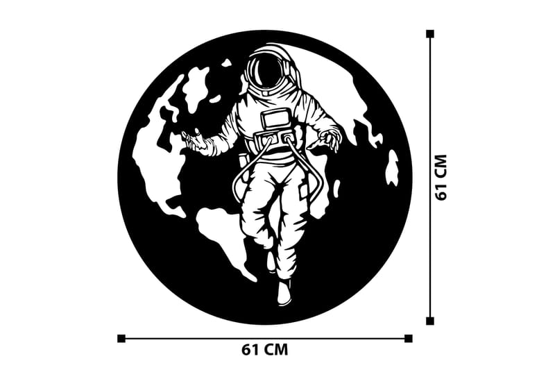 Asti Väggdekor - Svart - Inredning - Väggdekor - Skylt - Plåtskyltar