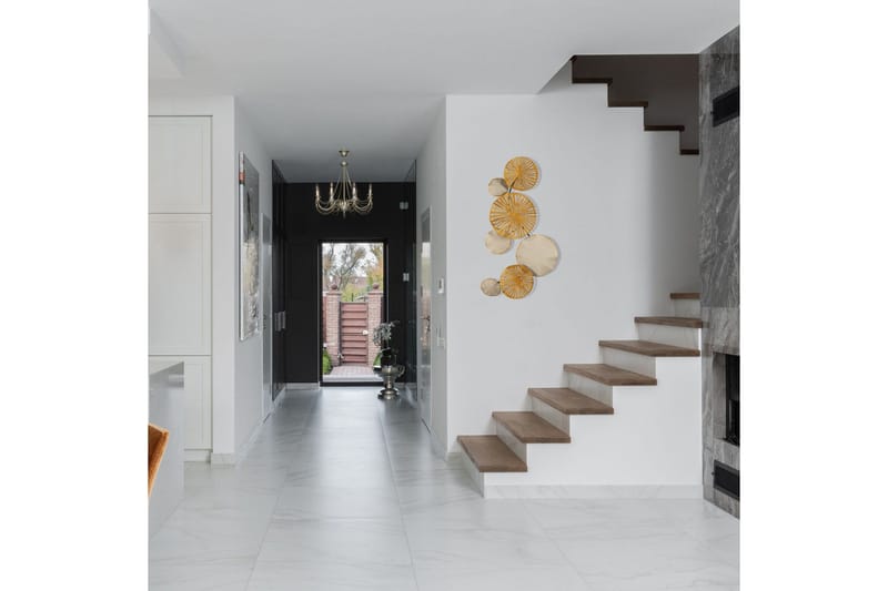 Astrid 3 Väggdekor - Guld/Flerfärgad - Inredning - Väggdekor - Skylt - Plåtskyltar