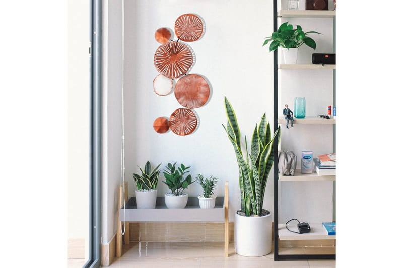 Astrid 4 Väggdekor - Orange - Inredning - Väggdekor - Skylt - Plåtskyltar