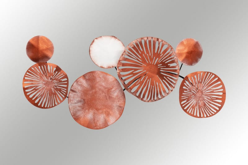 Astrid 4 Väggdekor - Orange - Inredning - Väggdekor - Skylt - Plåtskyltar