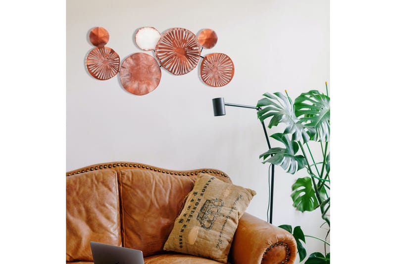 Astrid 4 Väggdekor - Orange - Inredning - Väggdekor - Skylt - Plåtskyltar