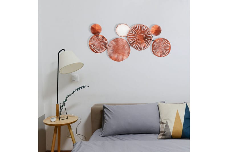 Astrid 4 Väggdekor - Orange - Inredning - Väggdekor - Skylt - Plåtskyltar