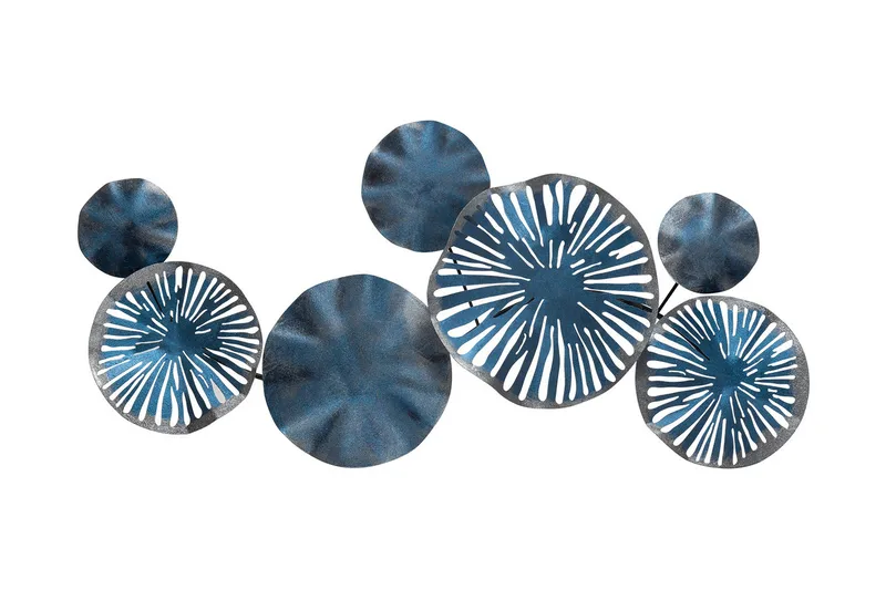 Astrid 5 Väggdekor, Blå