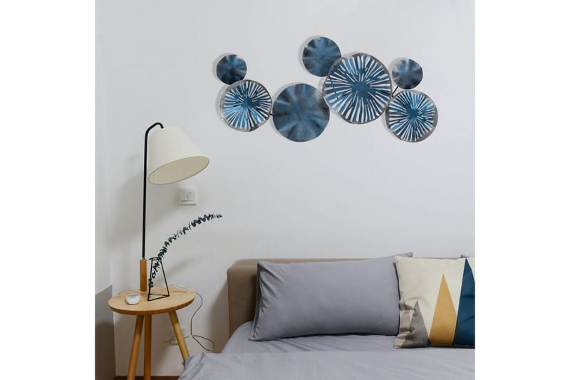 Astrid 5 Väggdekor - Blå - Inredning - Väggdekor - Skylt - Plåtskyltar