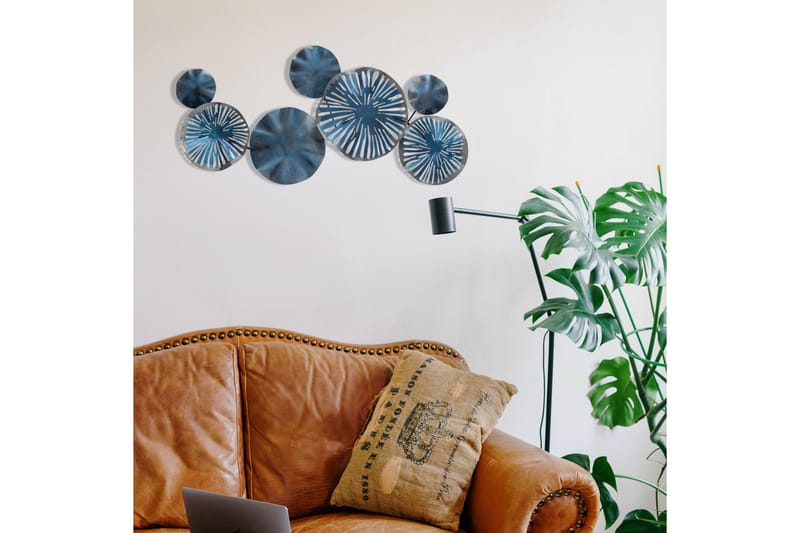 Astrid 5 Väggdekor - Blå - Inredning - Väggdekor - Skylt - Plåtskyltar