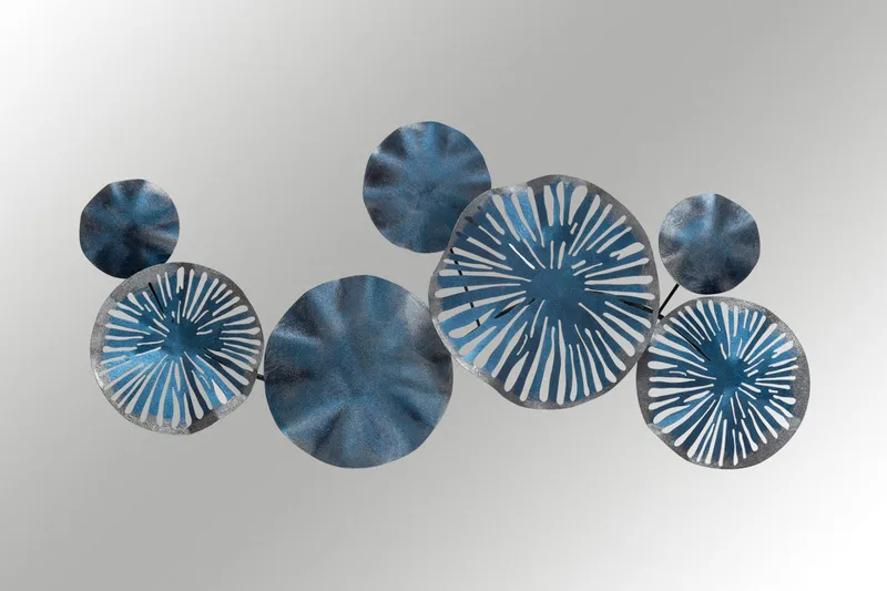 Astrid 5 Väggdekor - Blå - Inredning - Väggdekor - Skylt - Plåtskyltar