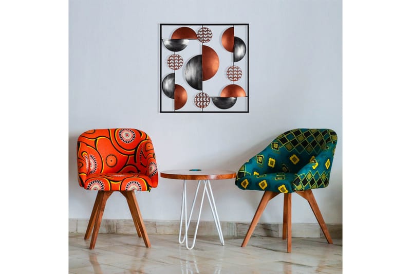 Aurora 4 Väggdekor - Röd - Inredning - Väggdekor - Skylt - Plåtskyltar