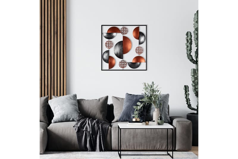 Aurora 4 Väggdekor - Röd - Inredning - Väggdekor - Skylt - Plåtskyltar