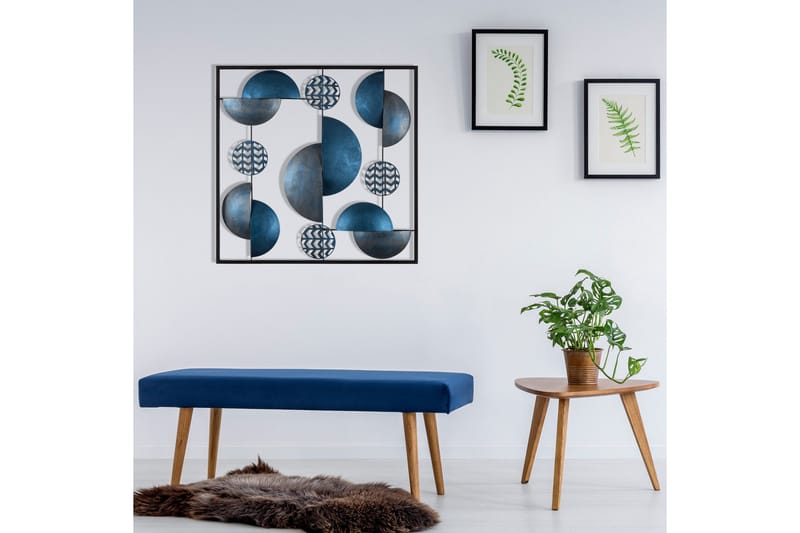 Aurora 5 Väggdekor - Blå - Inredning - Väggdekor - Skylt - Plåtskyltar