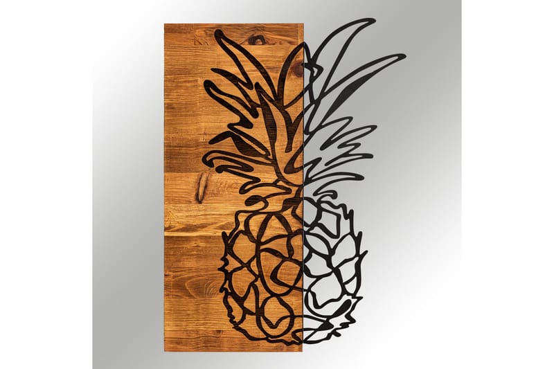 Bahama Väggdekor - Svart/Valnöt - Inredning - Väggdekor - Skylt - Plåtskyltar