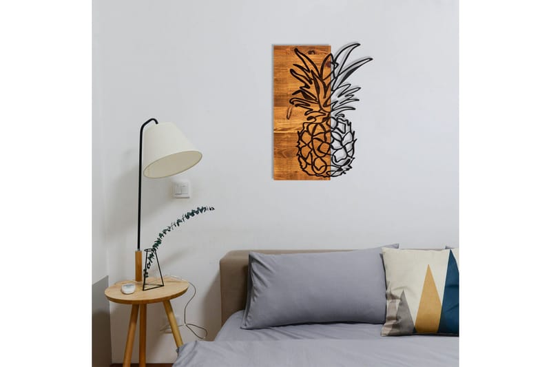 Bahama Väggdekor - Svart/Valnöt - Inredning - Väggdekor - Skylt - Plåtskyltar