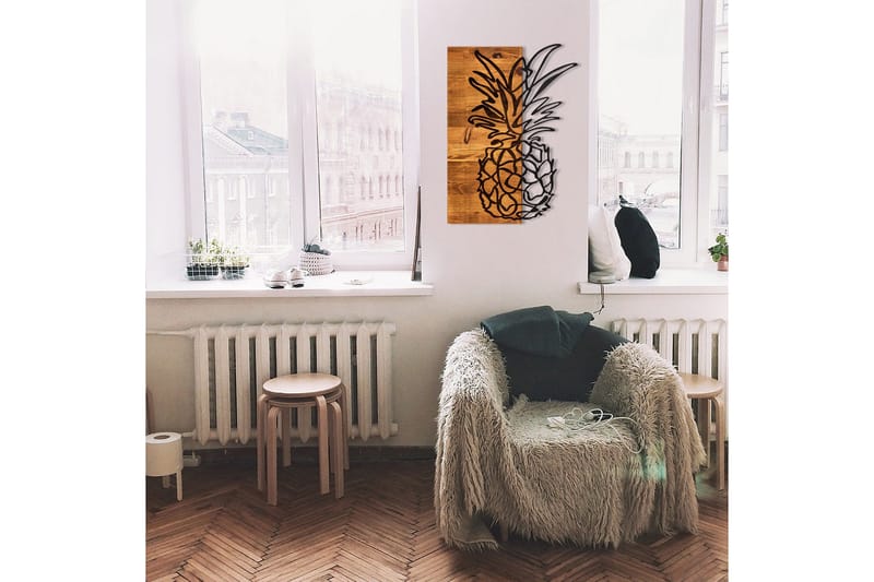 Bahama Väggdekor - Svart/Valnöt - Inredning - Väggdekor - Skylt - Plåtskyltar