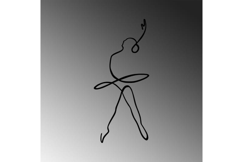 Ballerina 2 Väggdekor - Svart - Inredning - Väggdekor - Skylt - Plåtskyltar