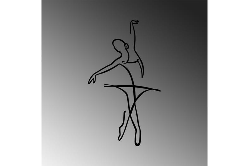 Ballerina 3 Väggdekor - Svart - Inredning - Väggdekor - Skylt - Plåtskyltar