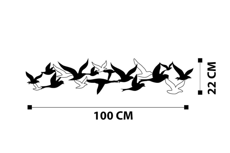 Bellissimo Väggdekor - Svart - Inredning - Väggdekor - Skylt - Plåtskyltar