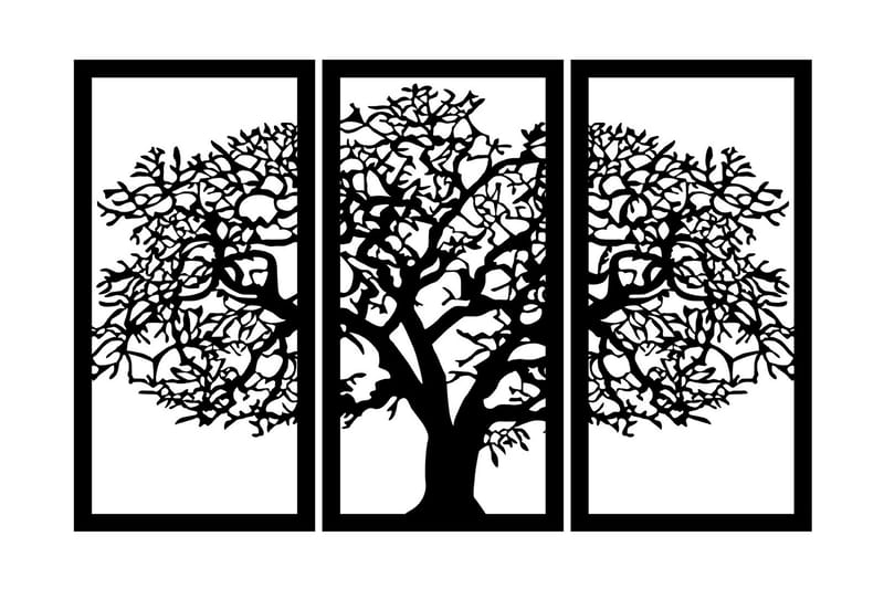 Berceste 2 Väggdekor, Svart