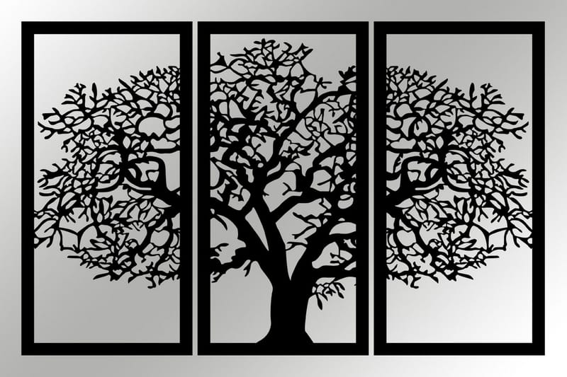 Berceste 2 Väggdekor - Svart - Inredning - Väggdekor - Skylt - Plåtskyltar