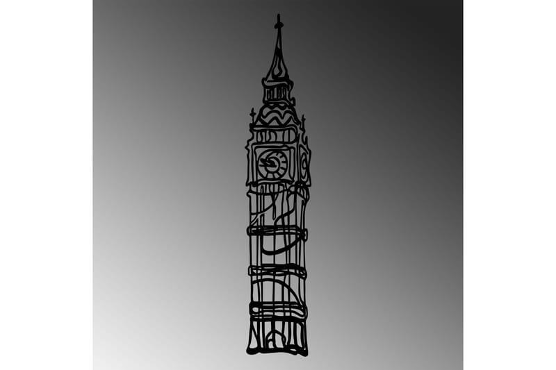 Big Ben Väggdekor - Svart - Inredning - Väggdekor - Skylt - Plåtskyltar